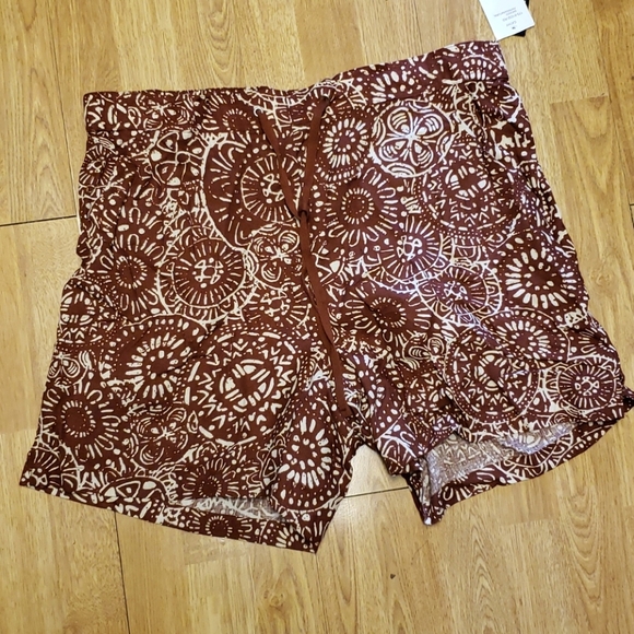 NWT Cathy linen blend drawstring shorts XL - Picture 1 of 4